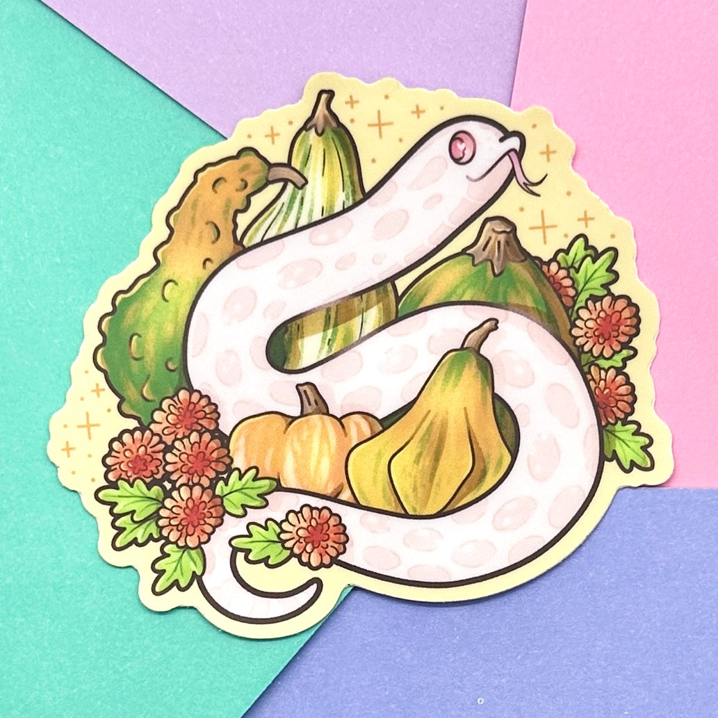 Autumnal Marshmallow Sticker