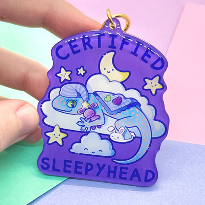 Certified Sleepyhead Keychain