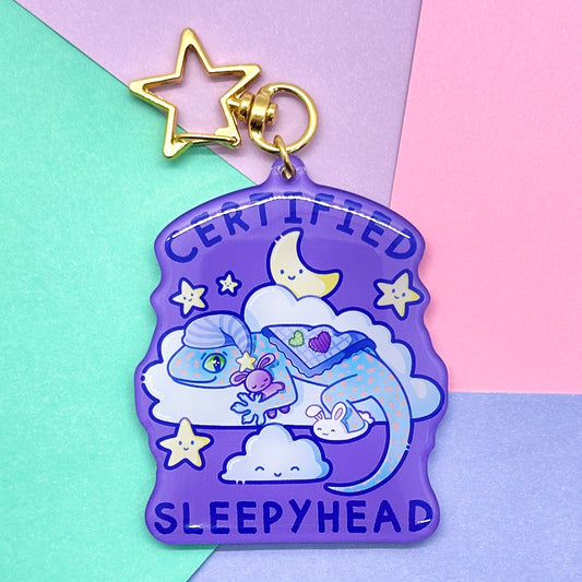 Certified Sleepyhead Keychain